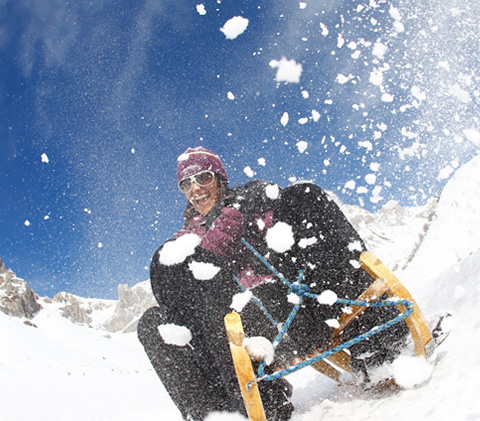 slittare in val di fassa in vacanza in trentino family hotel per bambini